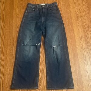 MOTHER Men's Relaxed Dark Blue Jeans